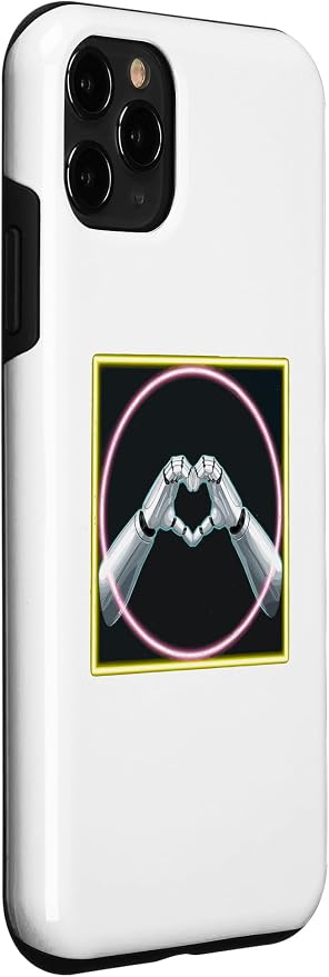 iPhone 11 Pro Hand Heart AI Robot | Hands Robot Shirt Case