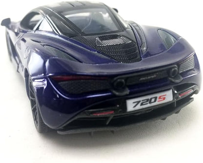 KiNSMART McLaren 720s 5 Inch 1:36 Scale Die Cast Metal Model Toy Super Sports Car (Purple)