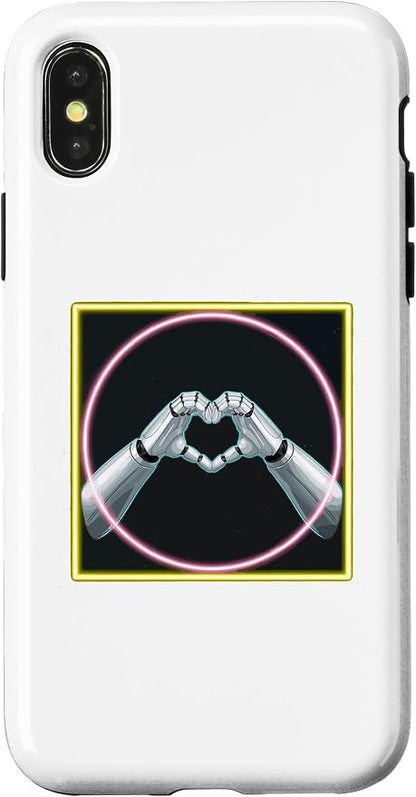 iPhone X/XS Hand Heart AI Robot | Hands Robot Shirt Case