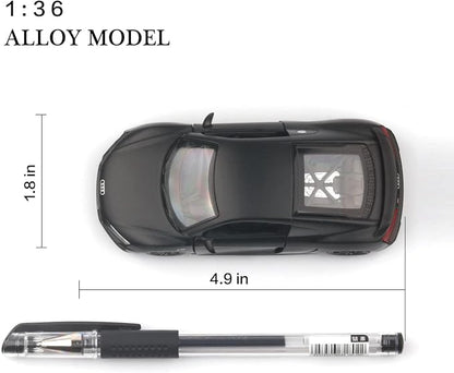 TOKAXI 1/36 Scale Audi R8 Diecast Model Cars,Pull Back Vehicles Toy Cars,Cars Gifts for Boys Girls (Matte)