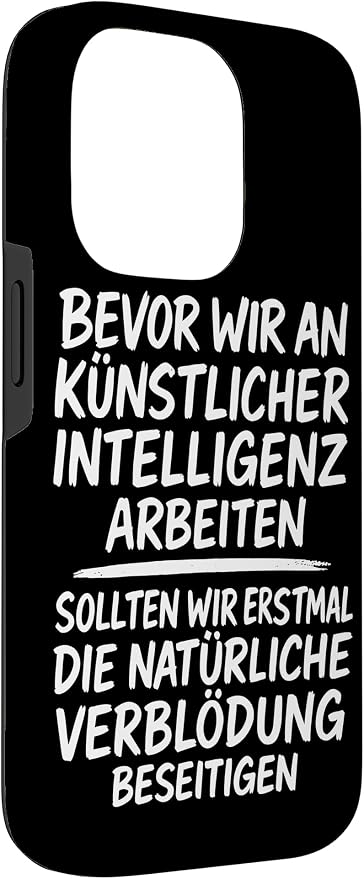 Fix Stupidity First – AI Can Wait Case for iPhone 14 Pro