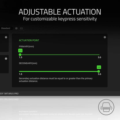 Razer Tartarus Pro Gaming Keypad: Analog-Optical Key Switches - Rapid Trigger - Adjustable Actuation - 32 Programmable Keys - Customizable Macros - Chroma RGB Lighting - Mercury White | Rapid Trigger, Adjustable Actuation, 32 Programmable Keys, Customi...