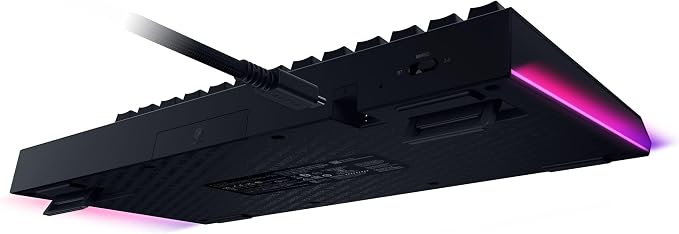 Razer BlackWidow V4 Pro 75% Wireless Gaming Keyboard, Orange Switches | Tactile & Quiet Switches, OLED Display, Hot Swappable, 4K Hz Wireless, Bluetooth, Command Dial, Chroma RGB, Razer Snap Tap
