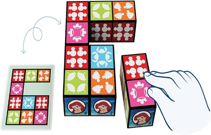 Disney Puzzle Blitz - Block Puzzle Game, Board Games for Family Night, Multi-Player Board Game, Family Board Game, Travel Games, Disney Toys, Ages 8+