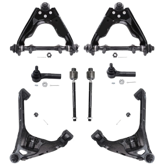 Detroit Axle - 8pc Front End Control Arms Kit for 00-04 Dodge Dakota, 00-03 Durango, 4 Upper & Lower Control Arms with Ball Join