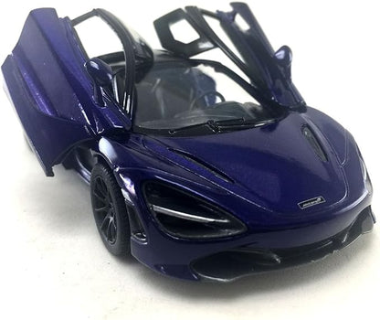 KiNSMART McLaren 720s 5 Inch 1:36 Scale Die Cast Metal Model Toy Super Sports Car (Purple)