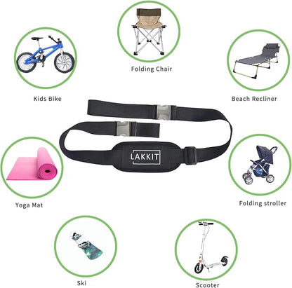 Adjustable Kick Scooter Shoulder Strap, Carrying Strap for Beach Chair, Carrying Shoulder Straps