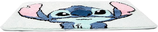 Jay Franco Disney Lilo & Stitch Floral Fun Tufted Polyester Bath Rug, Kids Bath (Official Disney Product)