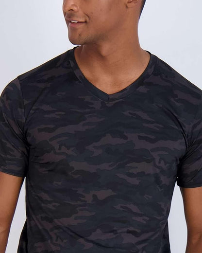 5 Pack Men's Dry Fit V Neck Gym Workout T Shirts Athletic Moisture Wicking | Cooling, Quick Dry, Breathable, Short Sleeve, Exercise, Cycling, Sports, Outdoor, Fitness, Golf, Crossfit, Hiking, Tennis
