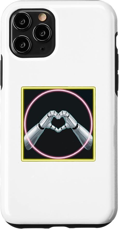 iPhone 11 Pro Hand Heart AI Robot | Hands Robot Shirt Case