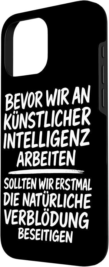 Fix Stupidity First – AI Can Wait Case for iPhone 16 Pro Max