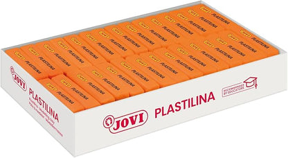 Jovi - Reusable Non-Hardening Modeling Clay, 30 Orange Bars, 1.75 oz Each | Total of 3.3 lb, Perfect for Arts & Crafts Projects