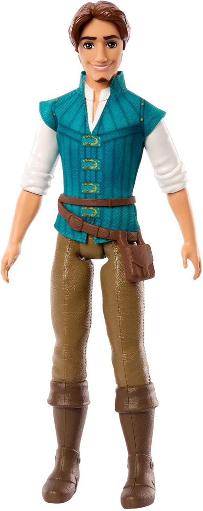 Mattel Disney Princess Toys, Flynn Rider Fashion Doll in Signature Outfit Inspired by the Disney Movie Tangled, Posable Character