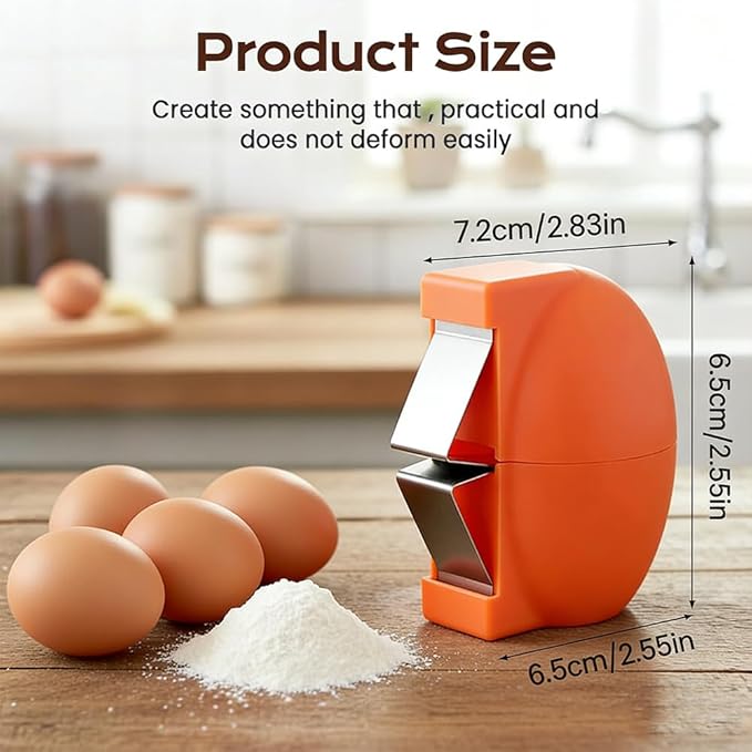 New Egg Shell Opener Egg Cracker Tool Stainless Steel, Multifunctional Egg Shell Opener for Raw Or Hard-Boiled Eggs, Kitchen Gadget for Cooking Baking
