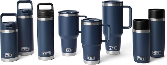 YETI Rambler 20 oz Travel Mug with Flip Straw Lid – Stainless Steel, Vacuum Insulated, Leakproof, Cup Holder Friendly, Desert Bloom
