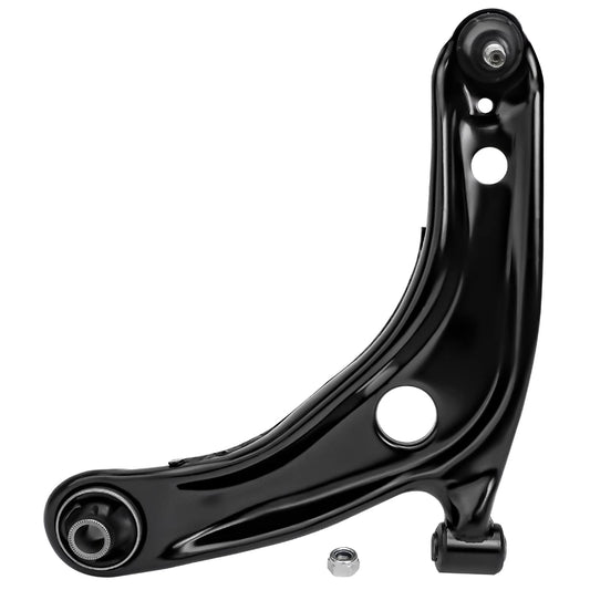 Detroit Axle - Front Left Lower Control Arm for Toyota 2006-2018 Yaris 2008-2014 Scion xD 2012-2019 Prius C Lower Control Arm w/