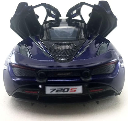 KiNSMART McLaren 720s 5 Inch 1:36 Scale Die Cast Metal Model Toy Super Sports Car (Purple)