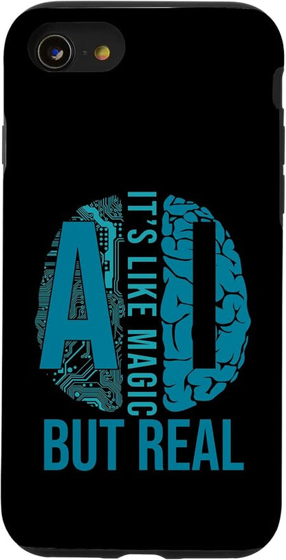 Artificial Intelligence Robot Futuristic AI Robotic Engineer Case for iPhone SE (2020) / 7 / 8