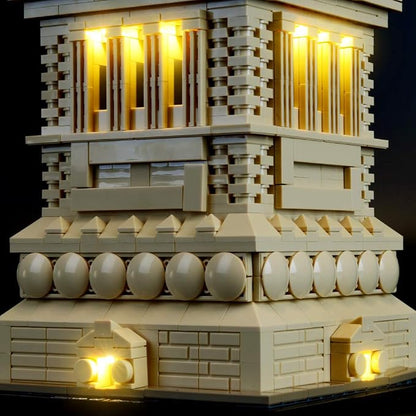BRIKSMAX Led Lighting Kit for Architecture Statue of Liberty- Compatible with Lego 21042 Building Blocks Model- Not Include The Lego Set