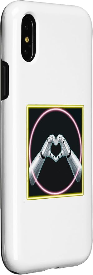 iPhone X/XS Hand Heart AI Robot | Hands Robot Shirt Case