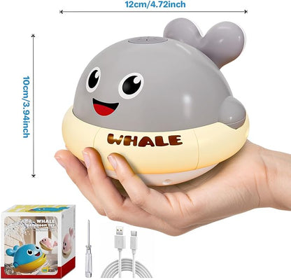 Toys for 1 2 3 4 Year Old Boy, Bath Toys for Kids Toddlers, Baby Water Toys for Bathtub Pool Play, Whale Sprinkler Sensory Toy for Toddler Boy & Girl Birthday Gifts Newborn Basket