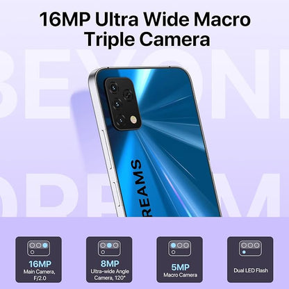 UMIDIGI A11S Unlocked Cell Phone, 6.53" FHD Full View Screen, 5150mAh Battery Android 11 Smartphone with Dual SIM (4G LTE)