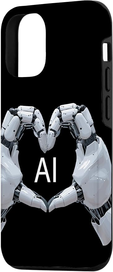 iPhone 15 Pro Love AI, Artificial Intelligence, robot hands Case