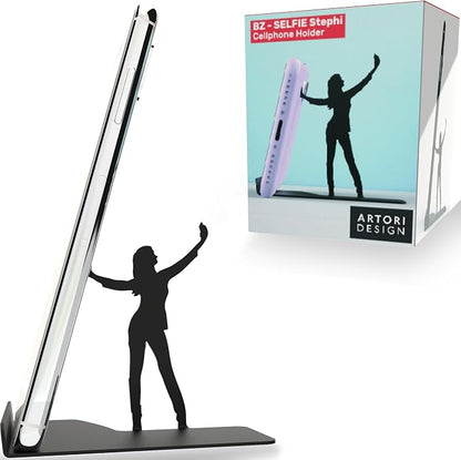 Artori Design Cell Phone Stand for Desk - Smartphone Stand for Office or Home - Cute Phone Stand for Recording Watching Videos Gaming or Video Calls - Unique Phone Holder for Tablets and Cellphones