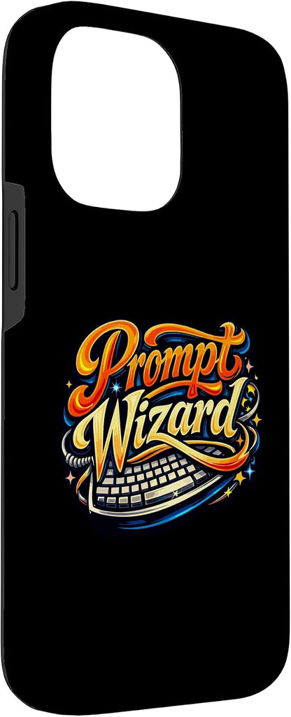 Prompt Wizard AI Retro Keyboard Case for iPhone 14 Pro Max