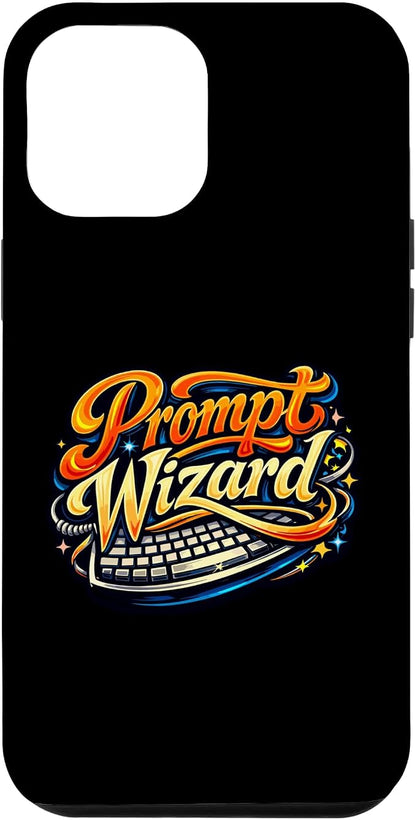 Prompt Wizard AI Retro Keyboard Case for iPhone 12 Pro Max
