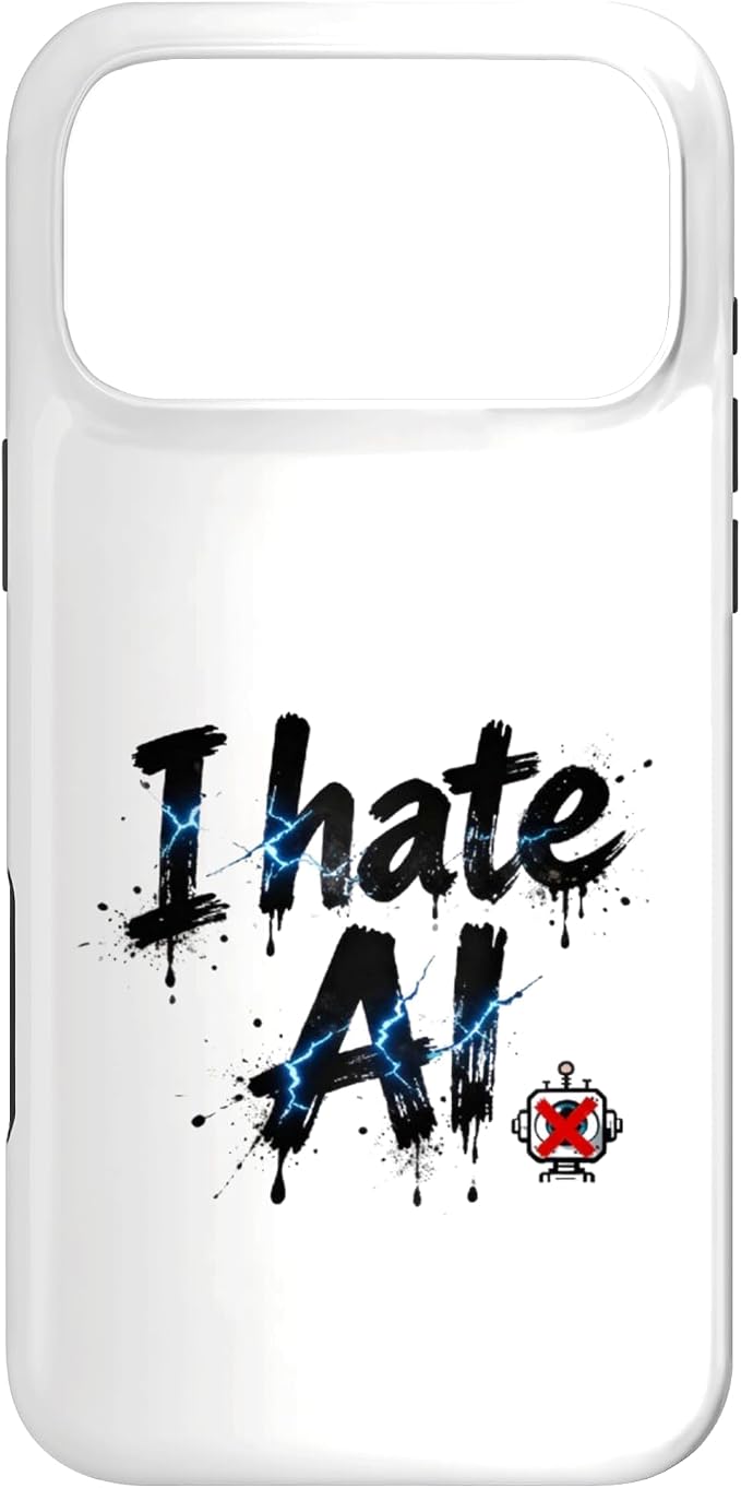 I Hate Ai Case for iPhone 17 Pro Max