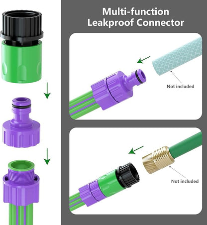 Jasonwell Trampoline Sprinkler Kids Outdside: Trampoline Accessories Waterpark Tropical Party Summer Outdoor Fun Water Games Toys Sprinklers Backyard Water Park Activity Toy for Kids Boys Girls (39FT)