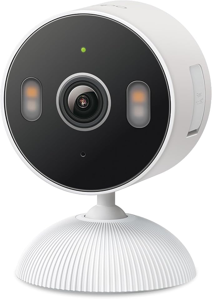 Tapo 2K Indoor/Outdoor Wired Security Camera - Works as a Baby Monitor & Pet Camera, Person/Motion/Baby Cry Detection, 2-Way Audio, Siren, Subscription-Free Local Storage or Optional Cloud, C113