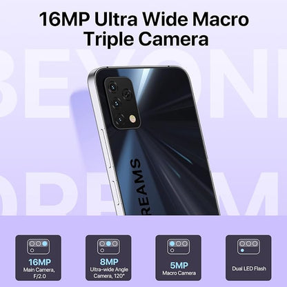 UMIDIGI A11S Unlocked Cell Phone, 6.53" FHD Full View Screen, 5150mAh Battery Android 11 Smartphone with Dual SIM (4G LTE)