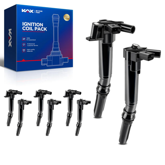 KAX Pack of 8 Ignition Coil Set for Ford F-250 Super Duty 2011-2017 6.2L, F-350 Super Duty 2011-2017 6.2L, F-150 2010-2014 6.2L,