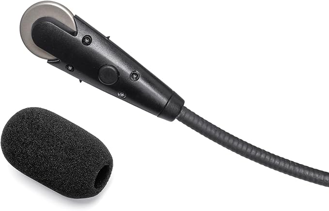 6-Pack Mic Muff - Compatible with Lightspeed Zulu 3, Sierra, Tango, PFX Aviation Headsets - 6 Foam Mic Covers + 6 O-Rings Kit