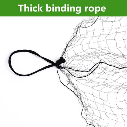 Mist Net Deep Pockets Nylon 110/2D 15mm Mesh Size Bird Netting,Invisible Net,Anti Wind System,Airport Bird Prevention (10x50 ft)