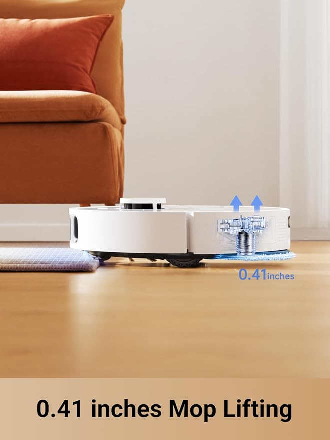 dreame L10s Pro Ultra Heat Robot Vacuum and Mop, 136°F (58°C) Mop Washing | MopExtend Edge Cleaning, 7,000Pa Suction, Effortless Robot Maintenance, Rewashing and Remopping, Smart Obstacle Avoidance