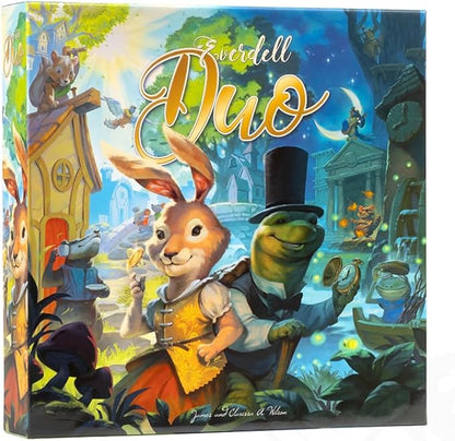 Everdell Duo – 2-Player Standalone Board Game with Competitive, Co-Op & Campaign Modes – Strategy Game with Woodland Theme, Ages 10+, Fast 30-Minute Gameplay