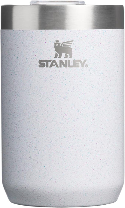 STANLEY Everyday Camp Cup 12 oz | Drink Through Lid | Cup for Coffee, Tea and Drinks | Insulated Stainless Steel | BPA-Free | Frost Sprinkle