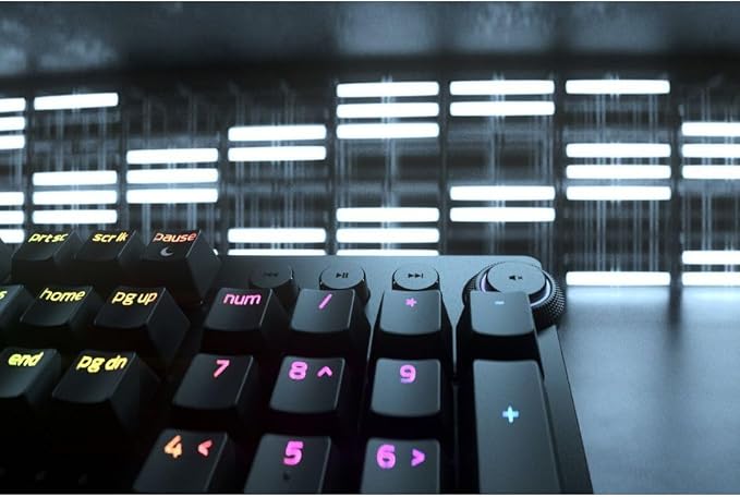 Razer Huntsman V2 Gaming Keyboard, Analog Optical Switches, Black | Adjustable Actuation, Rapid Trigger Mode, Dedicated Media Keys & Dial, Chroma RGB Lighting, Magnetic Plush Wrist Rest