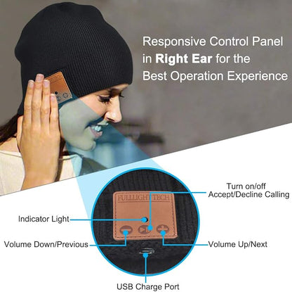 Bluetooth Beanie Headphones Hat Unique Christmas Tech Gifts