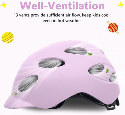 Kids/Youth Bike Helmet for Boys Girls and Teens, Adjustable and Multi-Sport for Bicycle, Kick Scooter, Skateboard, Roller/Inline Skate