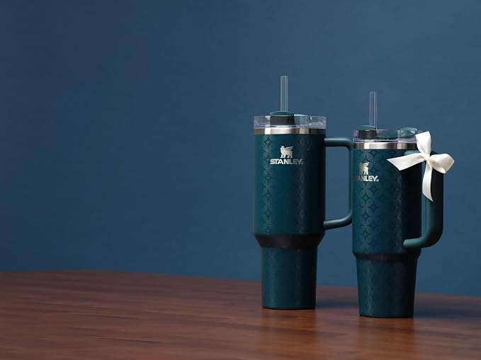 STANLEY Quencher H2.0 Flow State Tumbler, 30 oz, Ponderosa Star | Handle and Straw | 3-Position Lid | Cup Holder Compatible for Travel | Insulated Stainless Steel Cup | BPA-Free