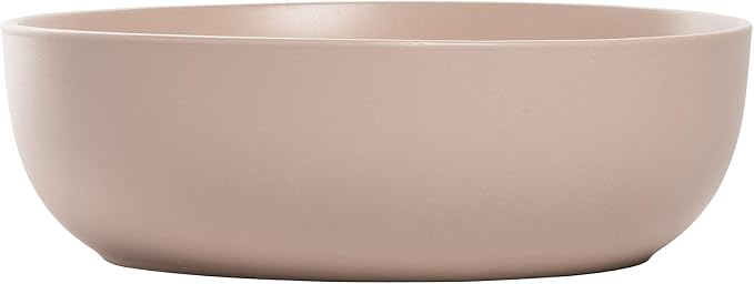 10 Strawberry Street Wazee Matte Coupe Dinnerware, Bowl, Blush, Set of 6