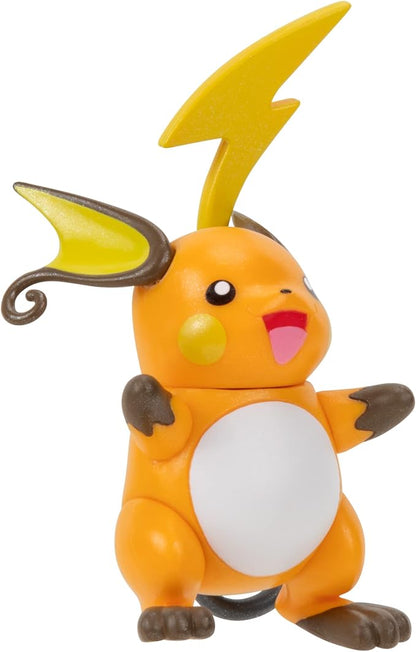 Pokemon Select Evolution 3 Pack - Features 2-Inch Pichu and Pikachu and 3-Inch Raichu Battle Figures