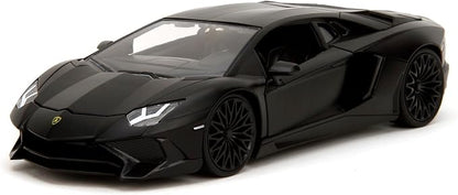 Jada Fast & Furious Shaw's Lamborghini Aventador SV – Die-Cast Vehicle, Opening Doors, Hood & Trunk, 1:24 Scale