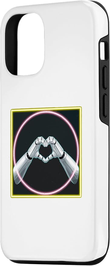 iPhone 12/12 Pro Hand Heart AI Robot | Hands Robot Shirt Case