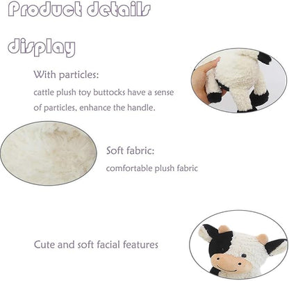 9" Cow Stuffed Animals Soft Cuddly Cow Plush Stuffed Animal Toy for Kids