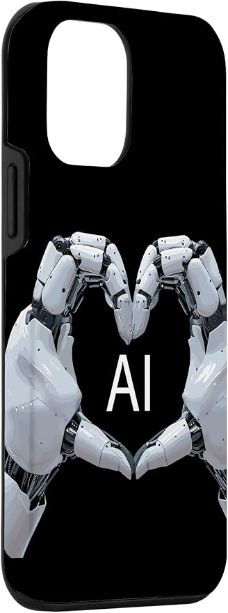 iPhone 12 mini Love AI, Artificial Intelligence, robot hands Case
